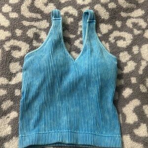 Ribbed crop tank